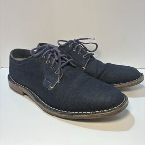 Cole Haan Grand OS Mens‎ Oxfords Shoes Navy Blue Lace Up Round Toe Low Top